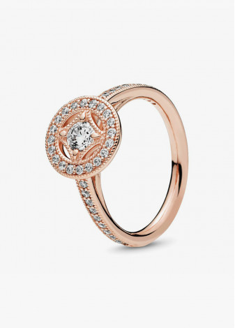 Silver Crystal Designer Ring